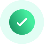 A green tick